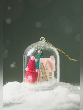 Anthropologie Home For The Holidays Monogram Ornament, A